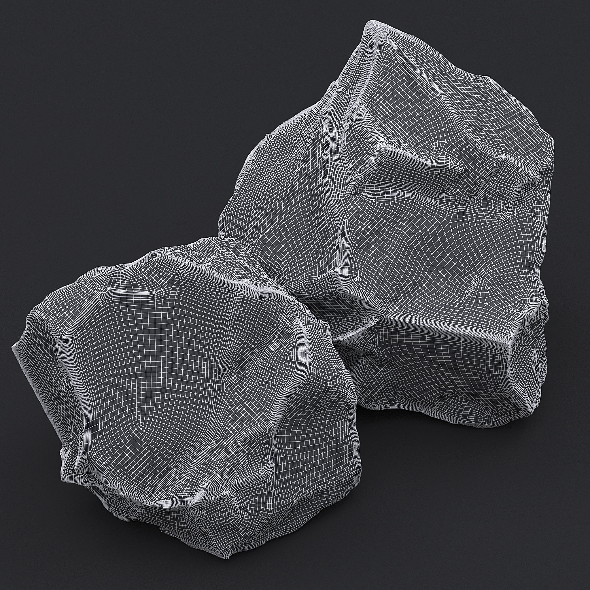 Stone XII 3D model_7