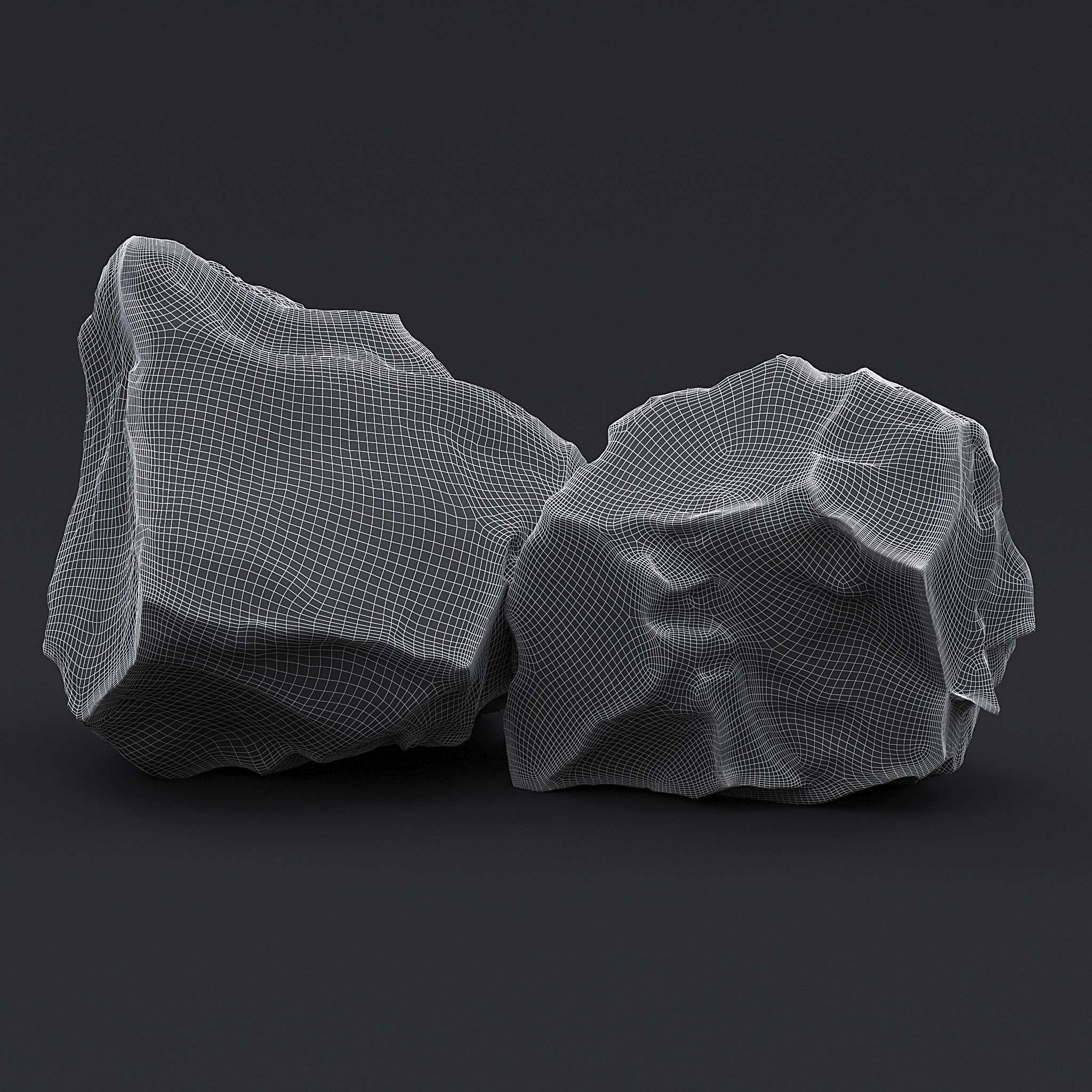 Stone XII 3D model_4