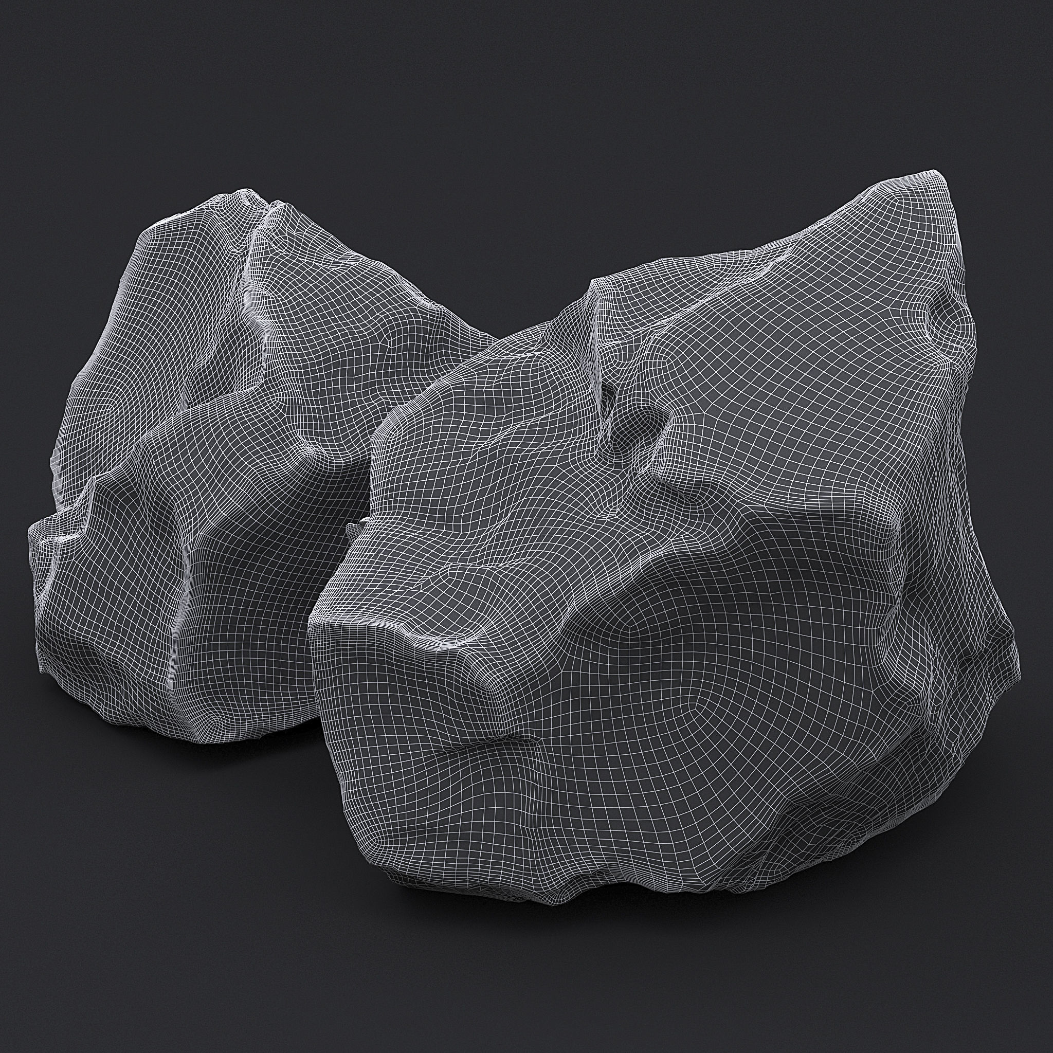 Stone XII 3D model_6