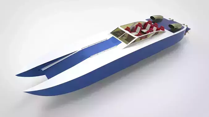 catamaran speed boat 