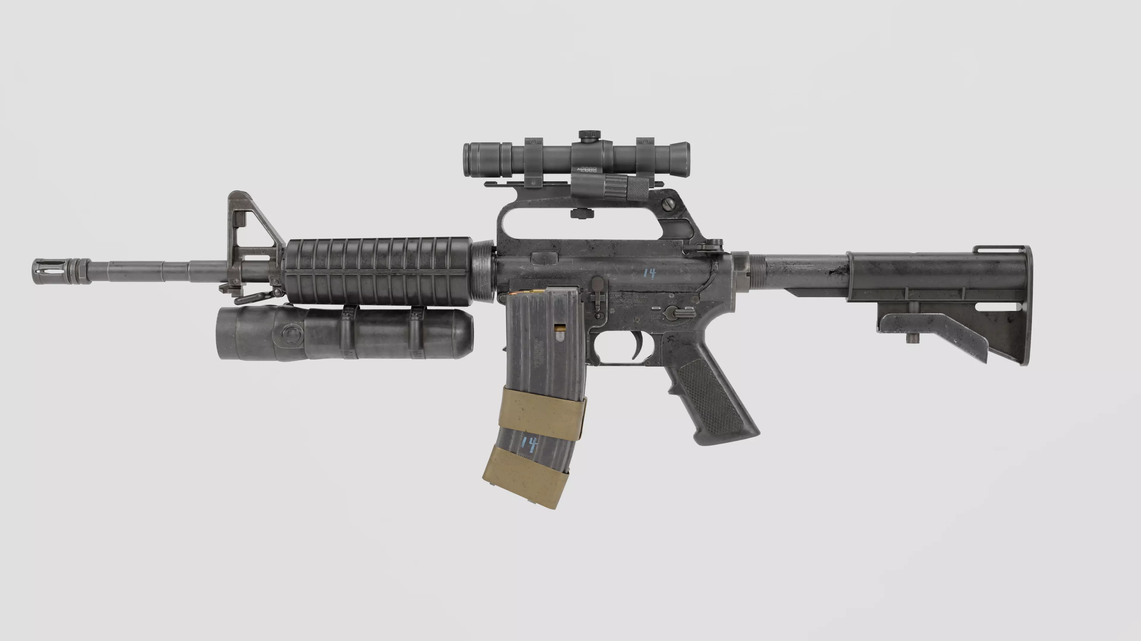 Assault Rifle 3D model_0