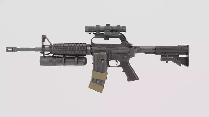Assault Rifle 3D model