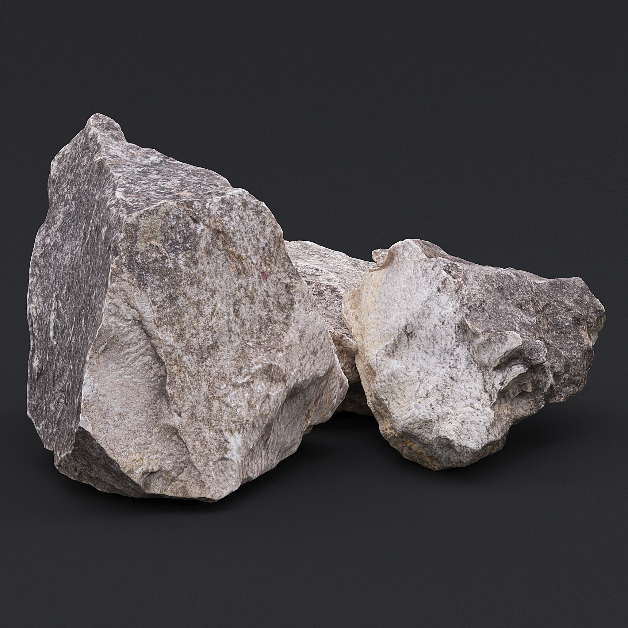 Stone XI 3D model_1