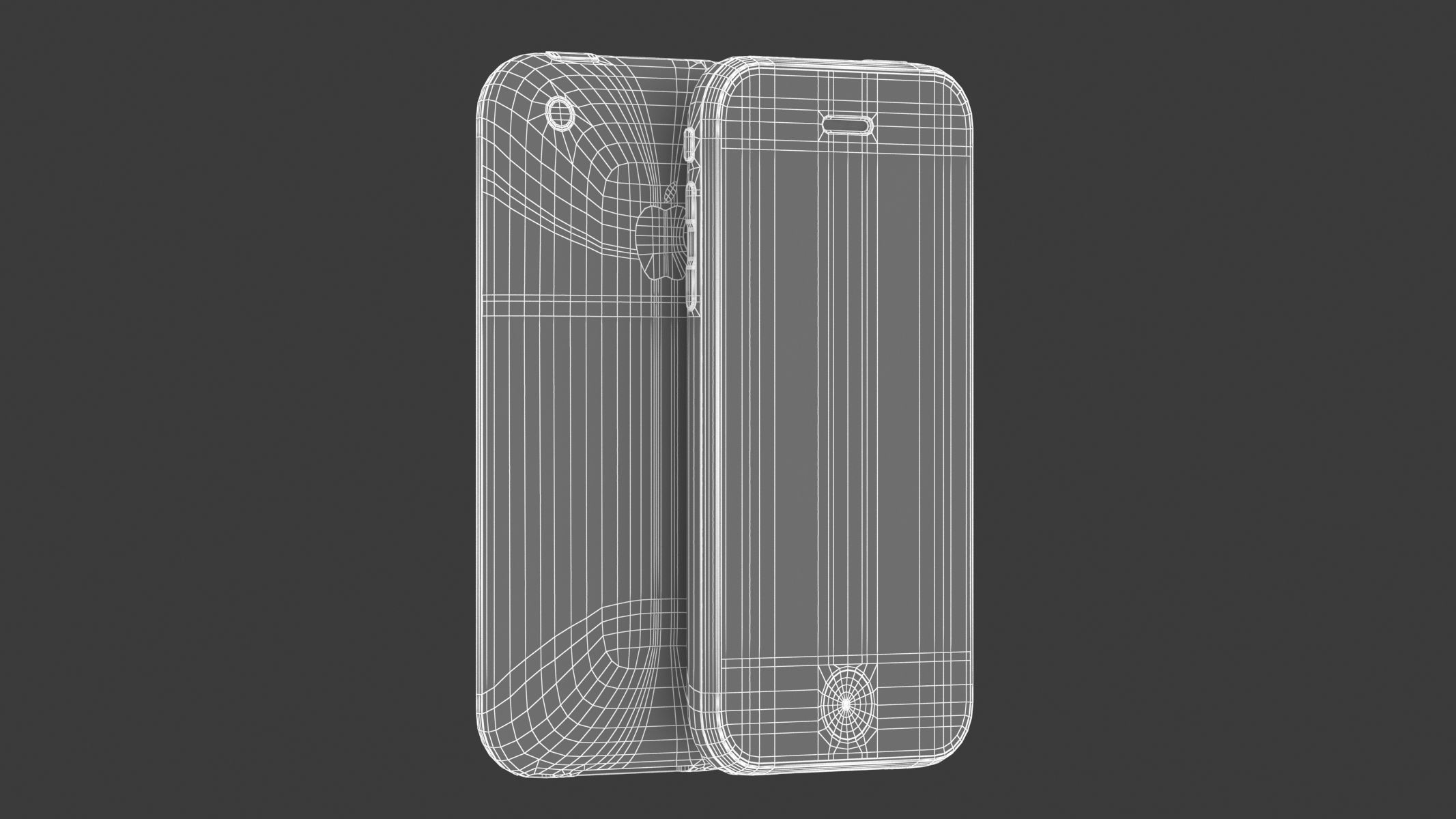 Apple iPhone 3G Black 3D model_11