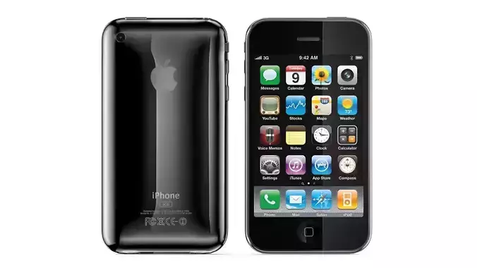Apple iPhone 3G Black 3D model