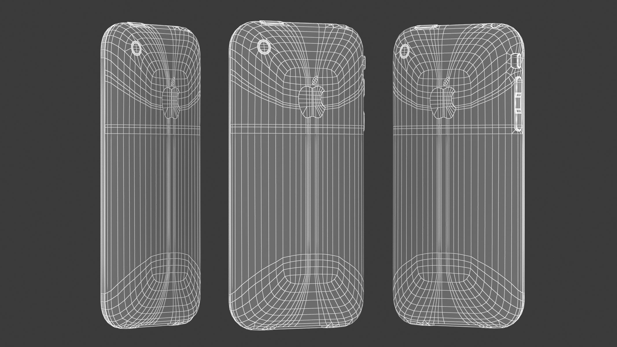 Apple iPhone 3G White 3D model_18