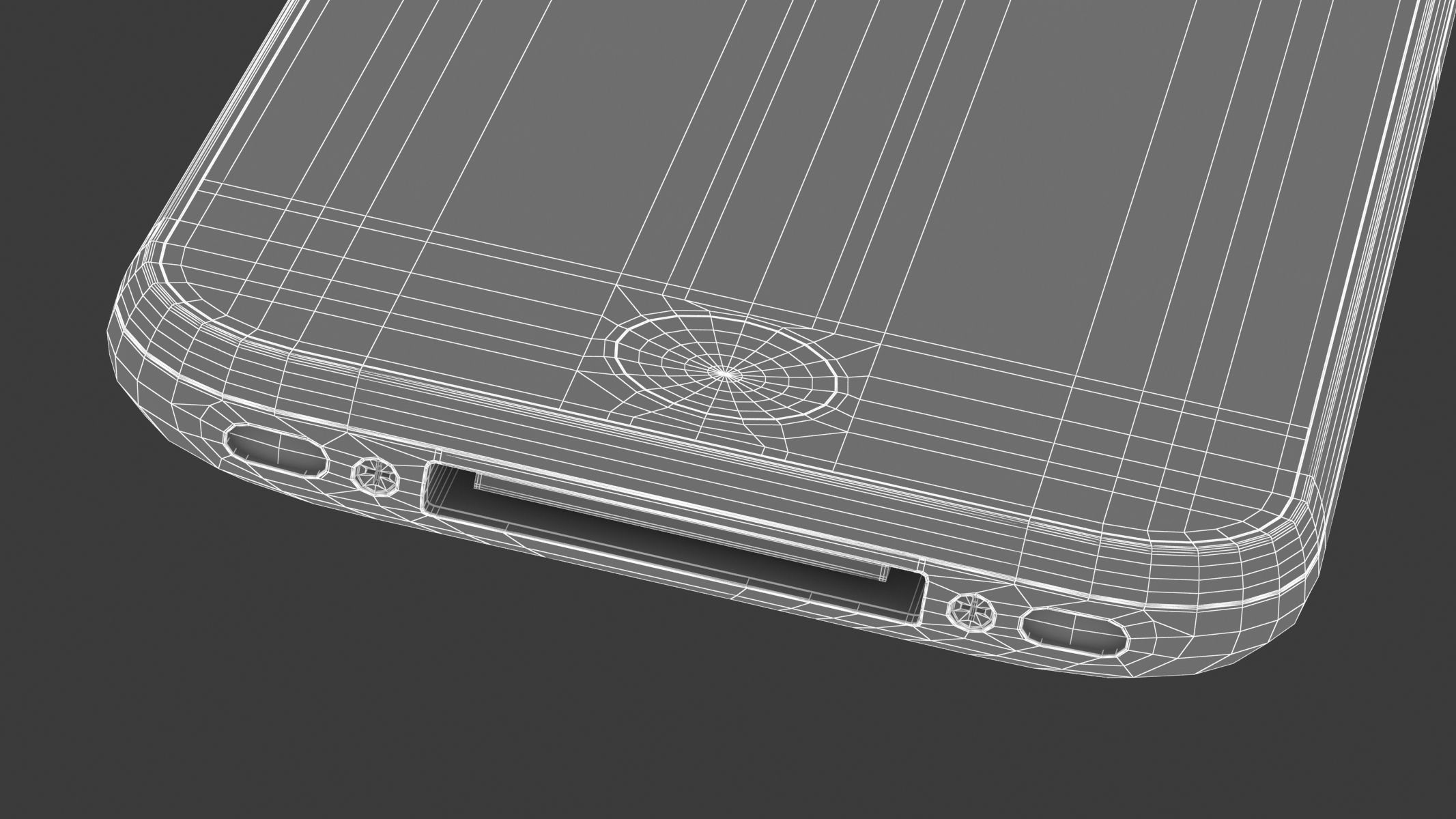 Apple iPhone 3G White 3D model_15