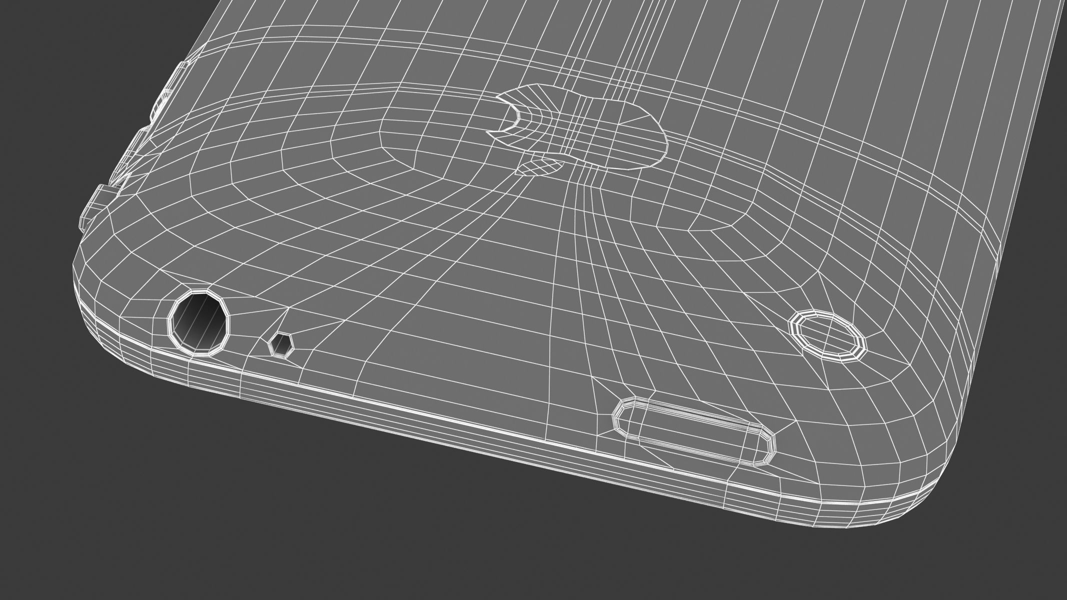 Apple iPhone 3G White 3D model_16