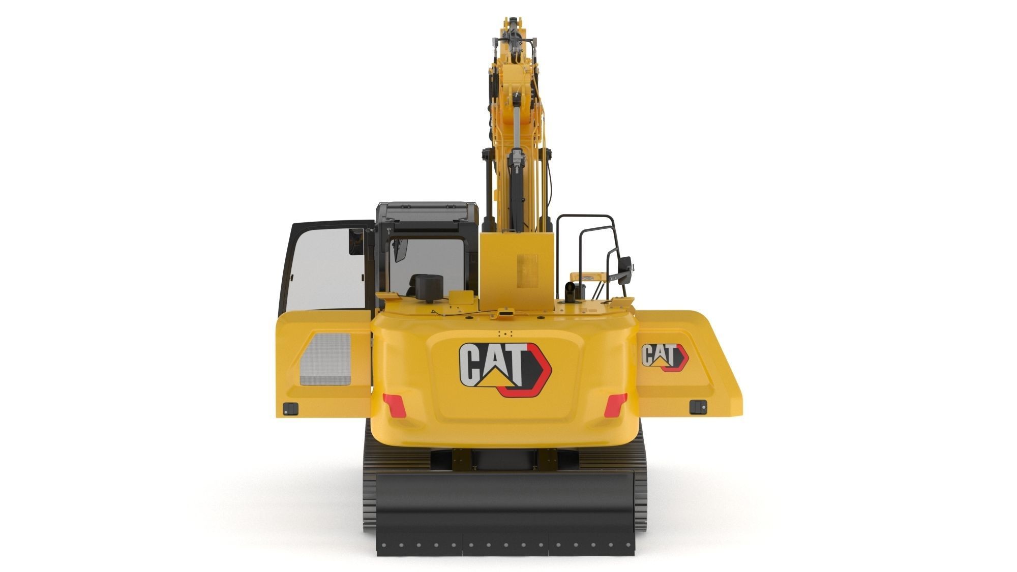 CAT 313 Triple Arm New Cabin 3D model_6