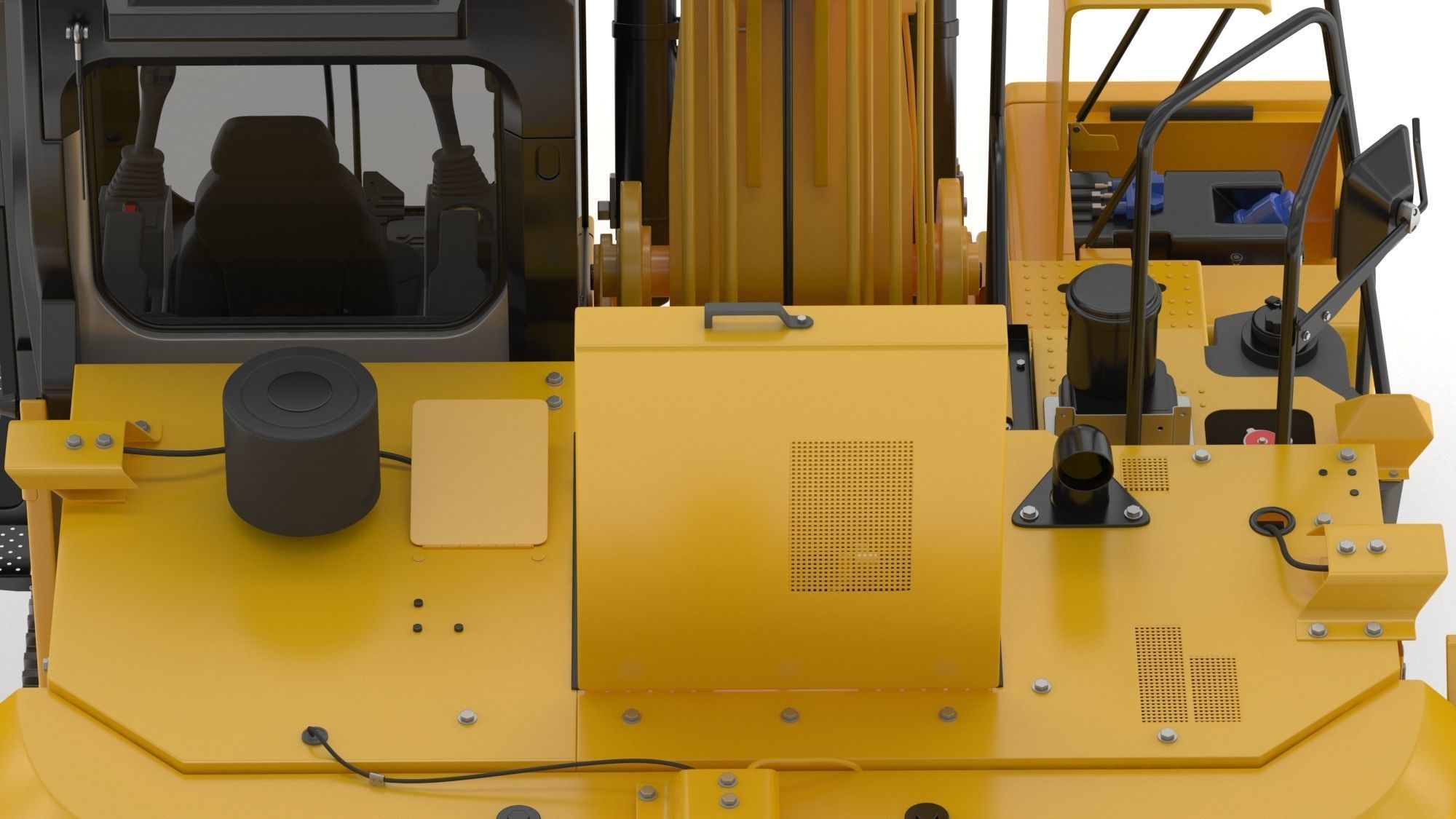 CAT 313 Triple Arm New Cabin 3D model_16