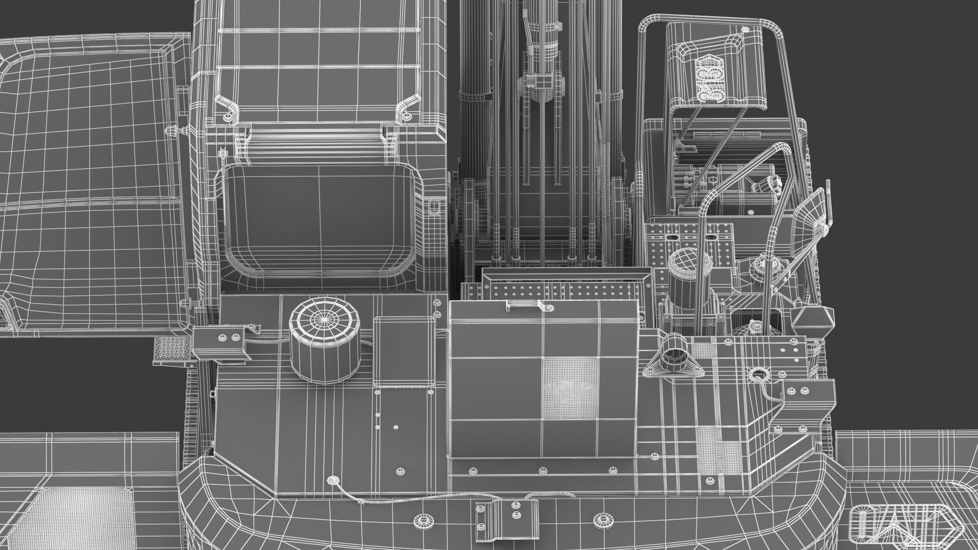 CAT 313 Triple Arm New Cabin 3D model_37