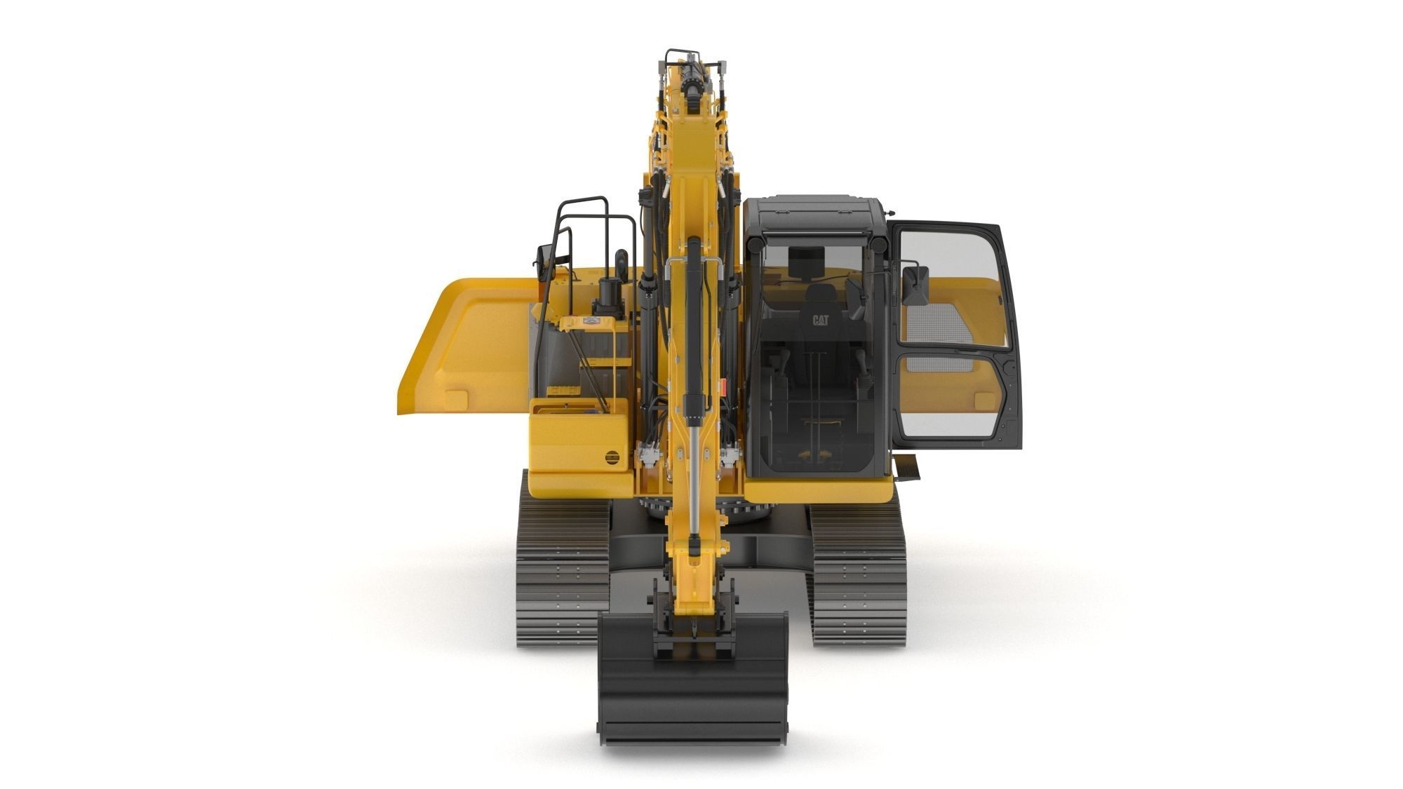 CAT 313 Triple Arm New Cabin 3D model_2