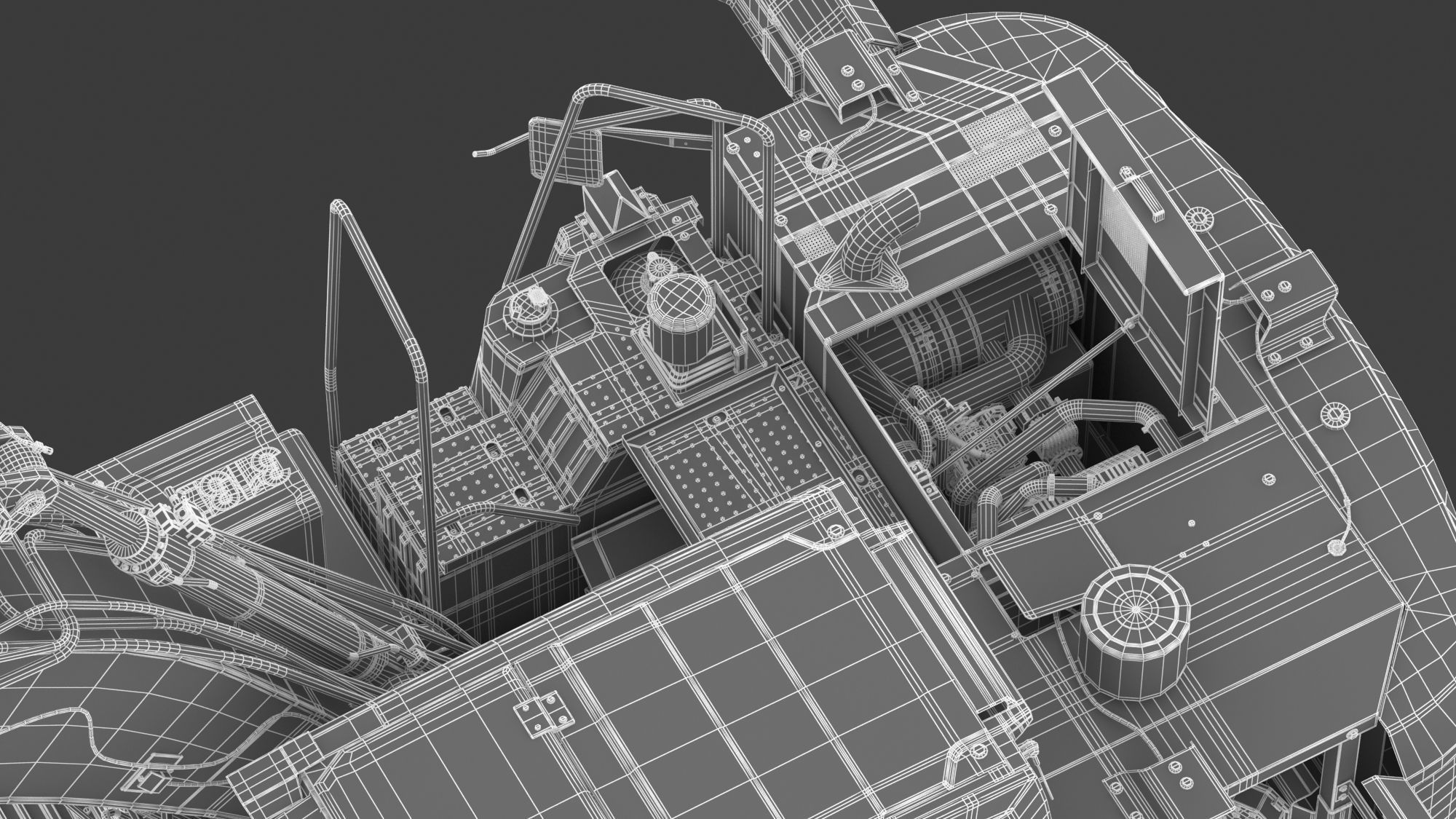 CAT 313 Triple Arm New Cabin 3D model_39