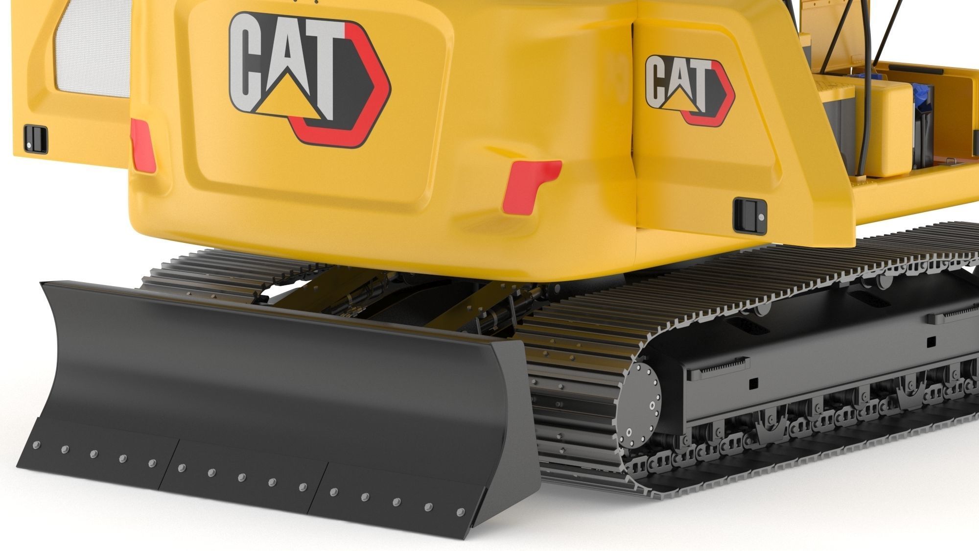 CAT 313 Triple Arm New Cabin 3D model_15