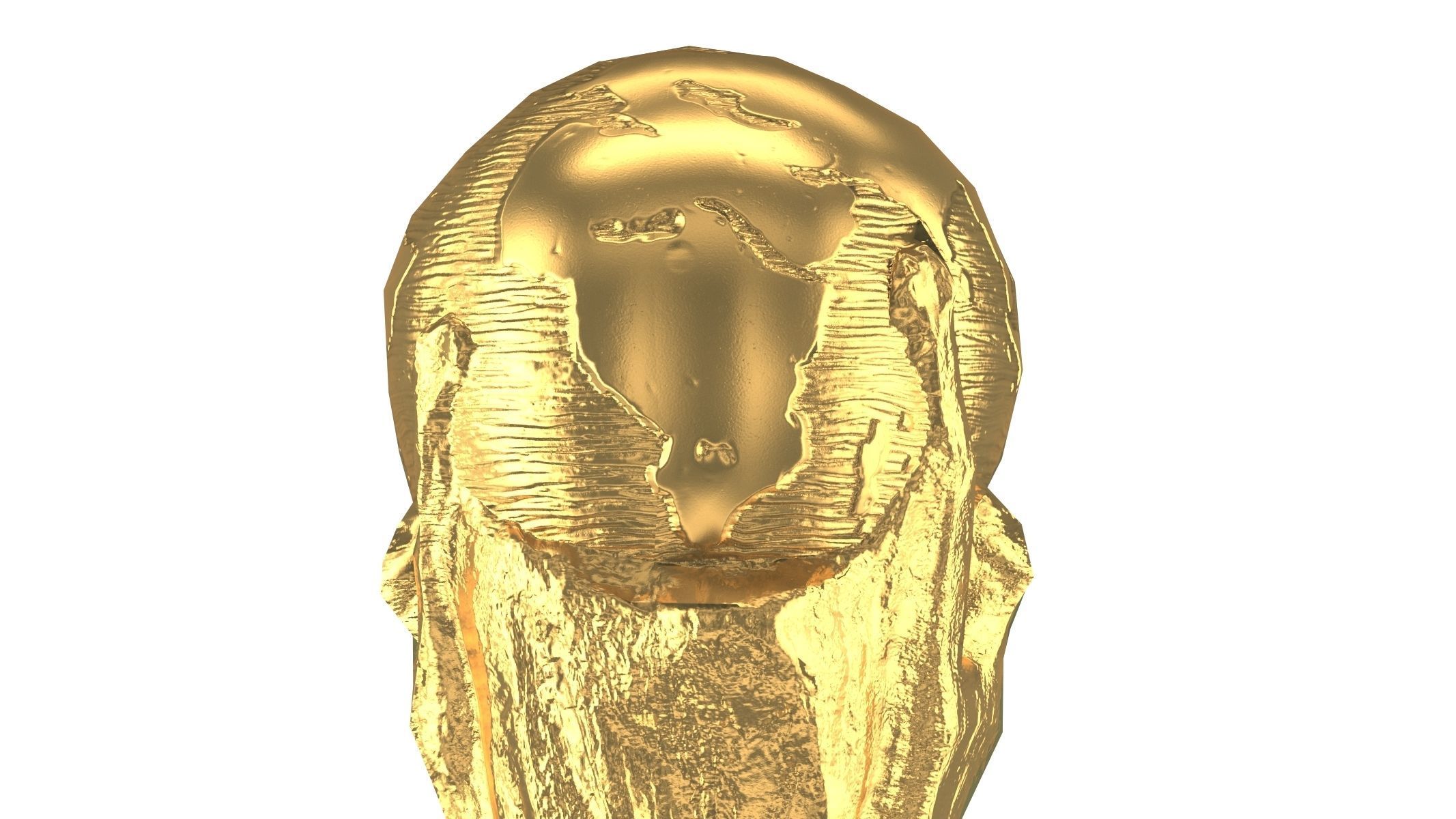 FIFA World Cup Trophy Low Poly 3D model_2