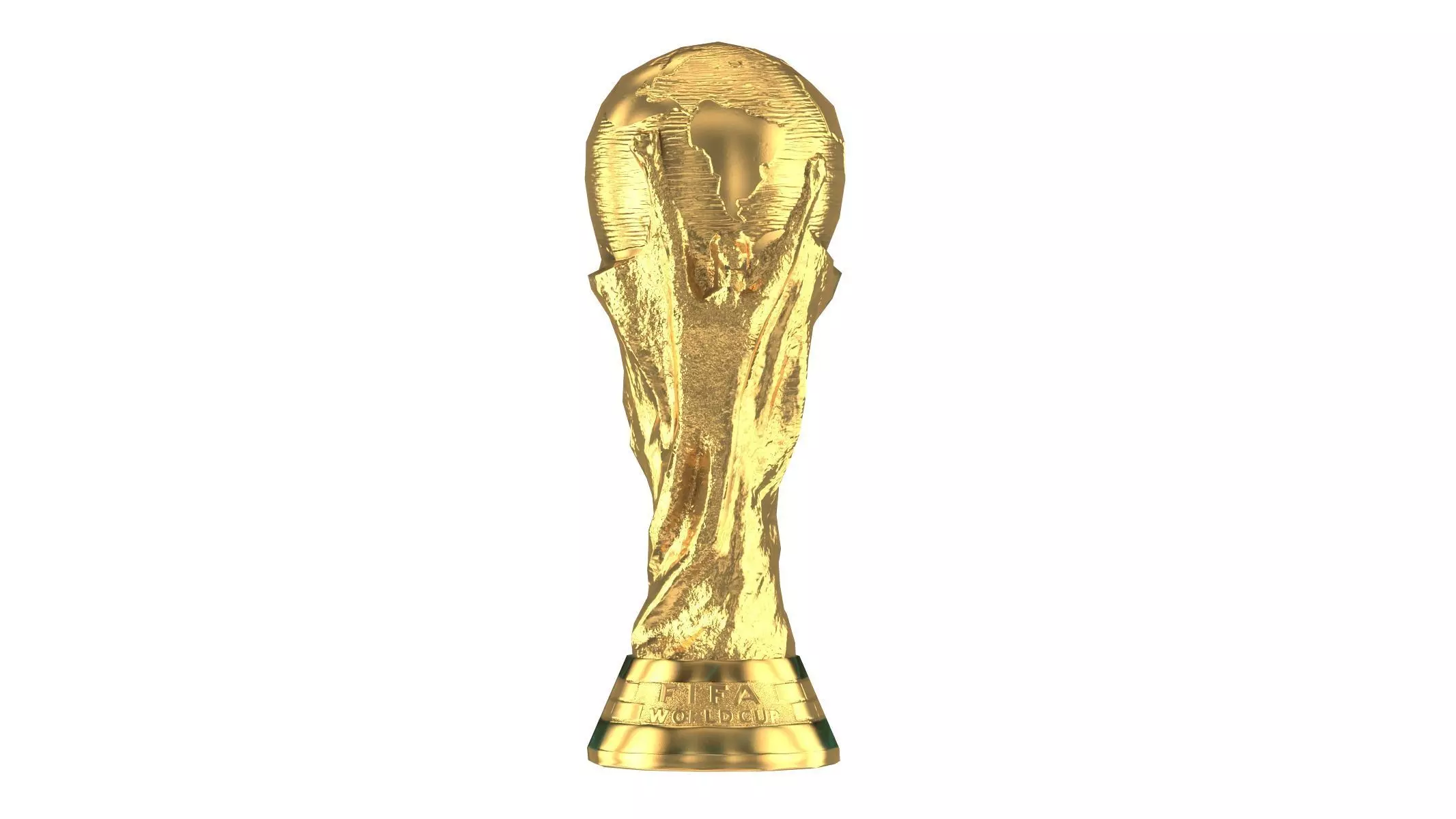 FIFA World Cup Trophy Low Poly 3D model_0