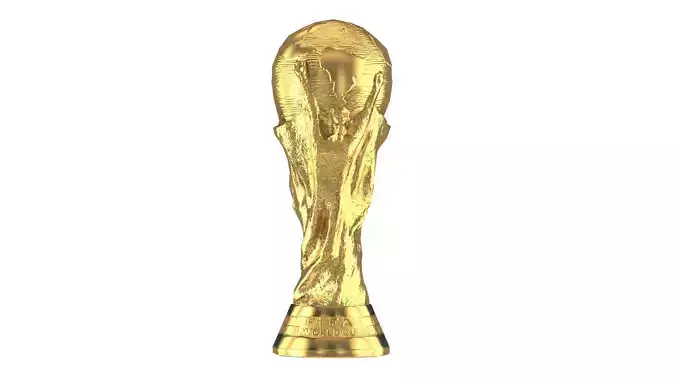 FIFA World Cup Trophy Low Poly 3D model FIFA World Cup Trophy Low Poly 3D model