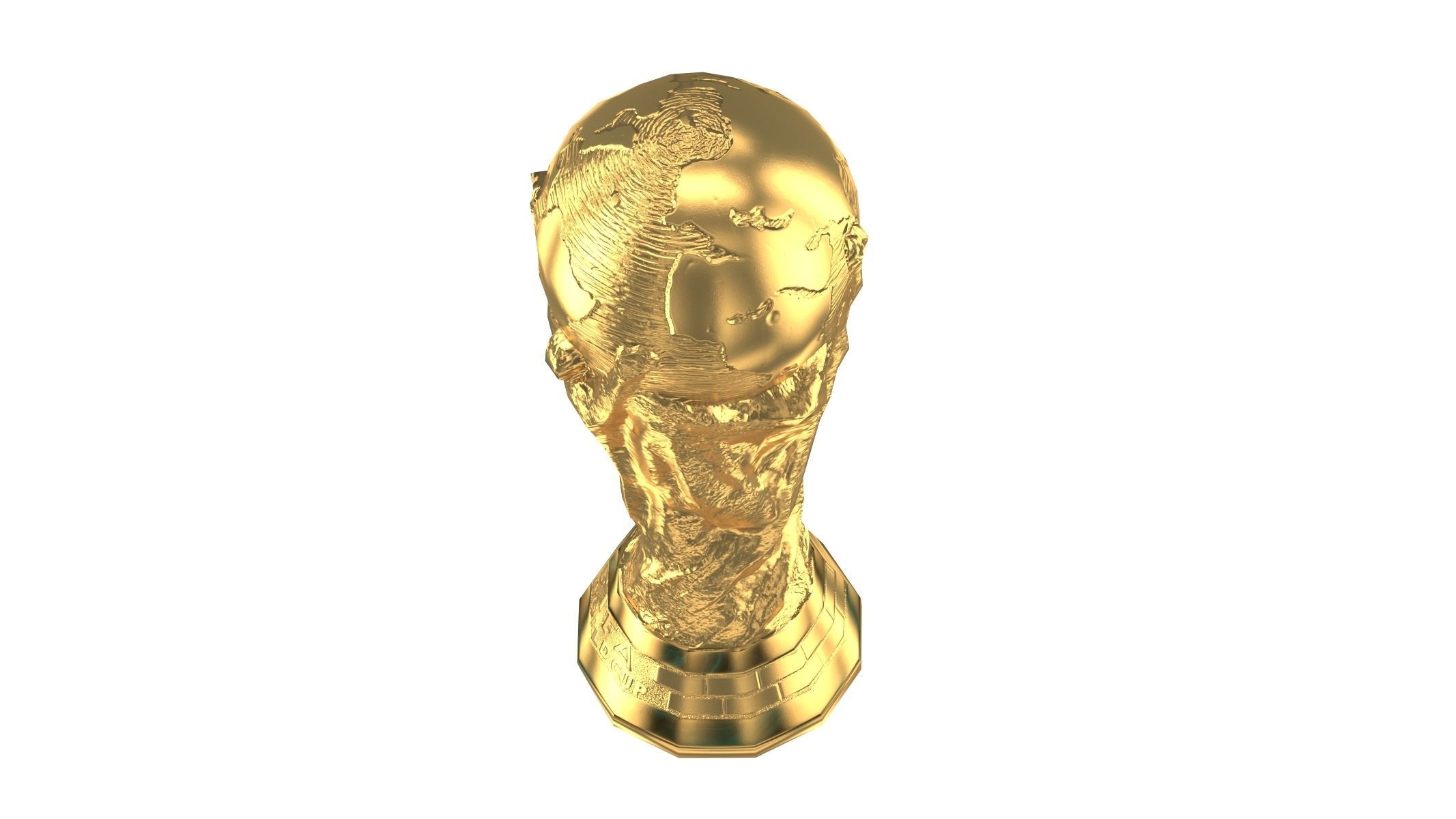 FIFA World Cup Trophy Low Poly 3D model_1
