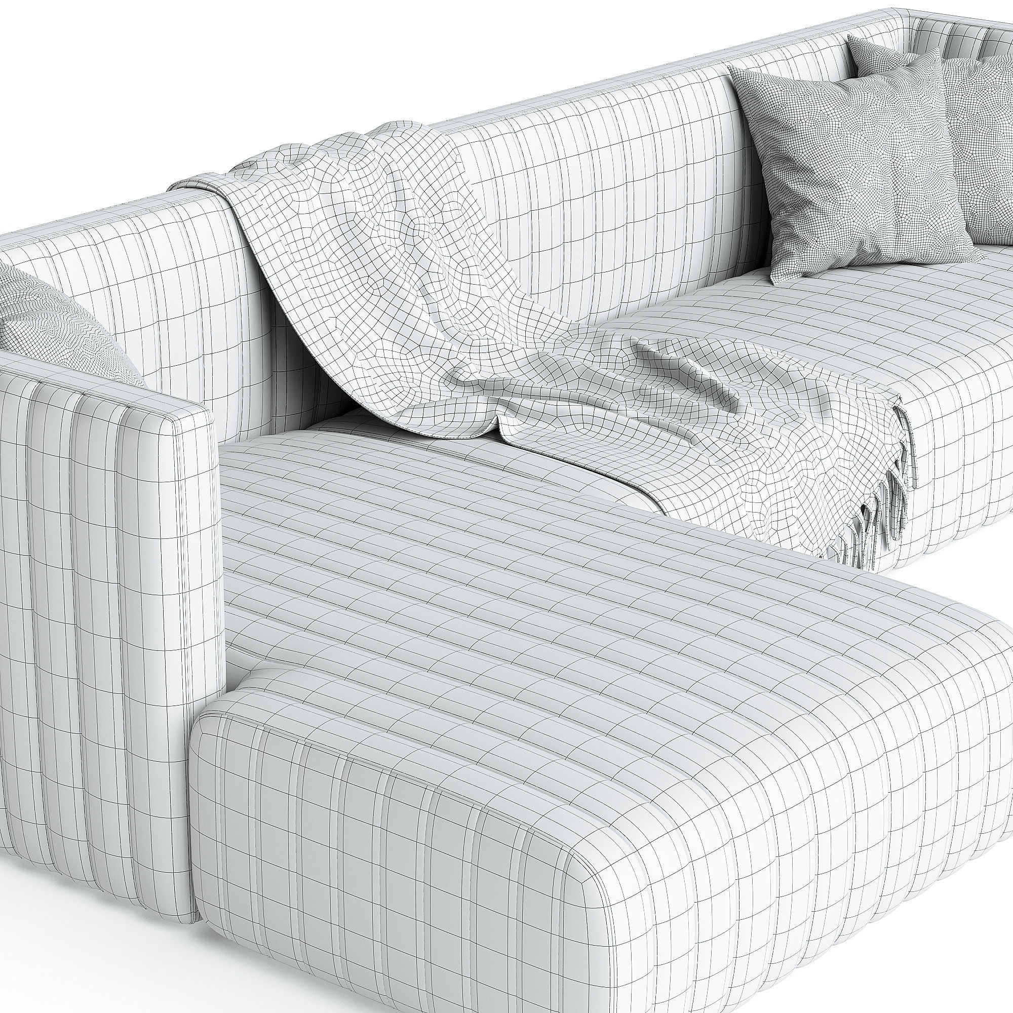 Augustine sofa 3D model_3