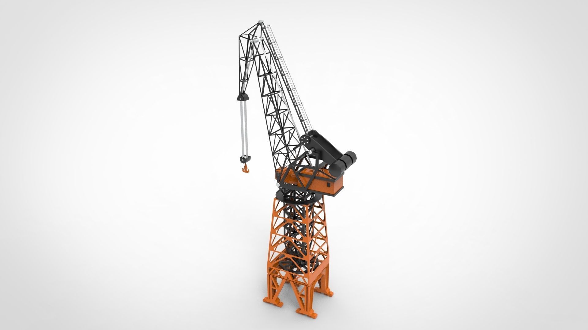 harbour crane 3D model_3