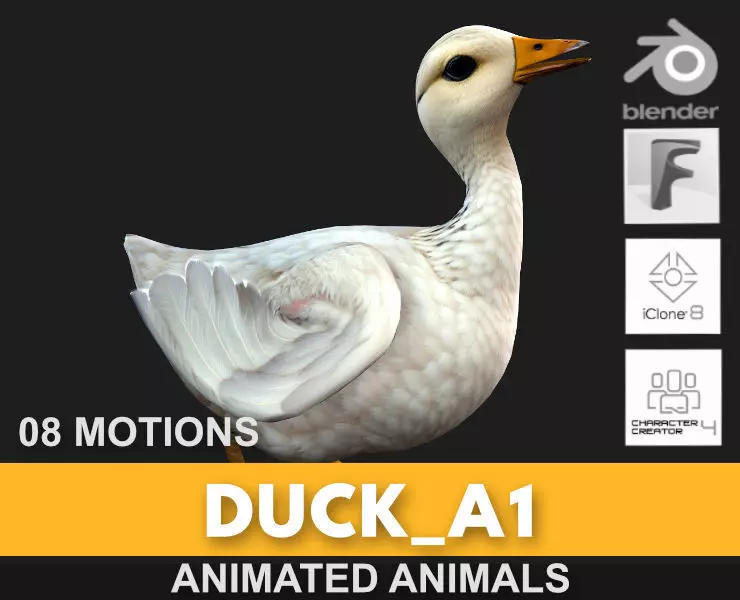 Duck A1 3D model