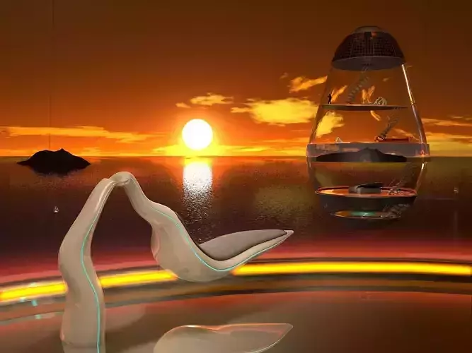 A drop in the ocean Free 3D model