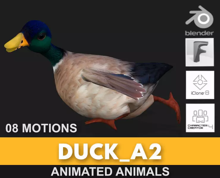 Duck A2 3D model_0