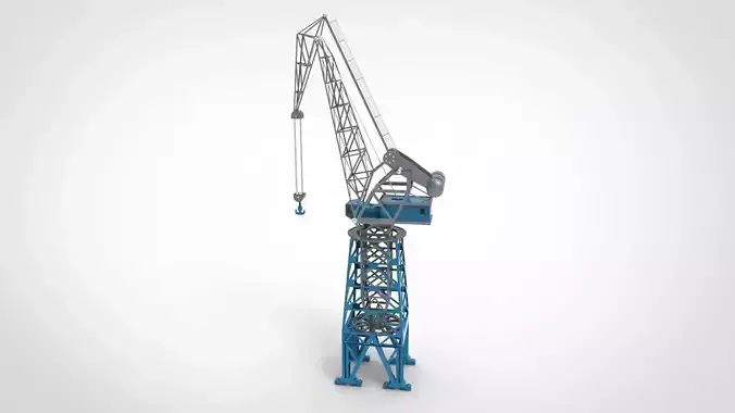 harbour crane 3D model