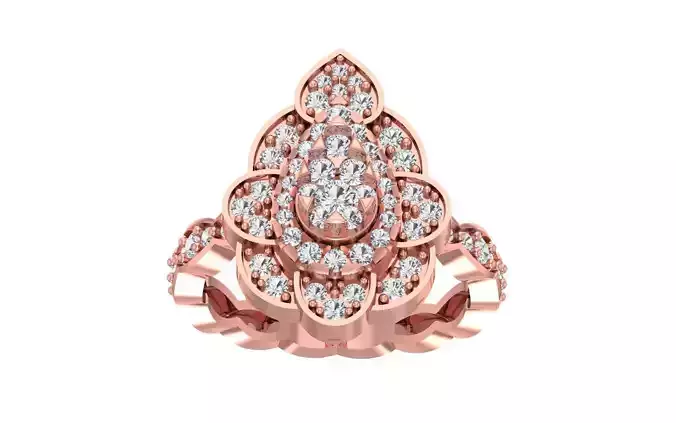 Women Wedding Engagement Bridal Ring