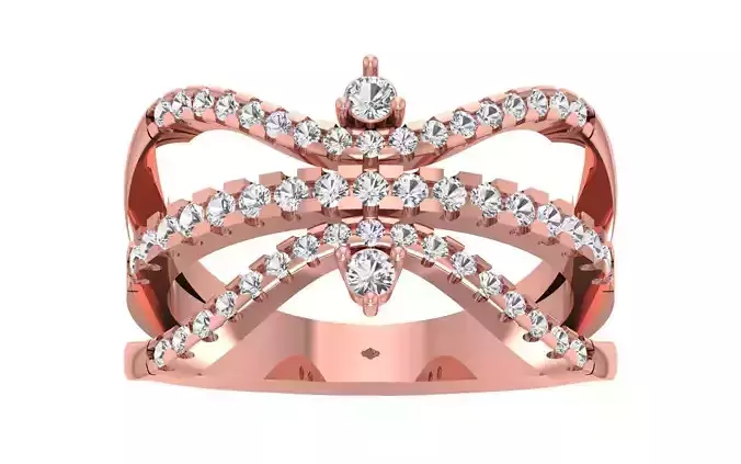Women Wedding Engagement Bridal Ring