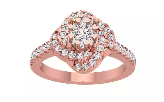 Women Wedding Engagement Bridal Ring