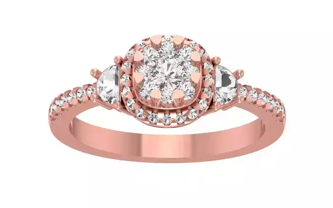 Women Wedding Engagement Bridal Ring
