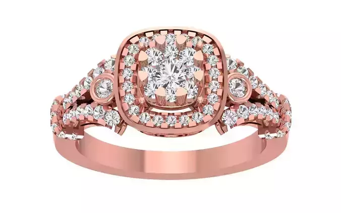 Women Wedding Engagement Bridal Ring