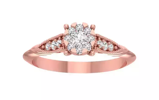 Women Wedding Engagement Bridal Ring