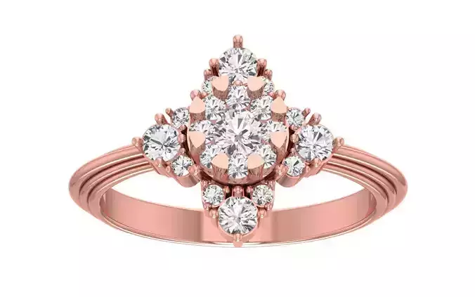 Women Wedding Engagement Bridal Ring