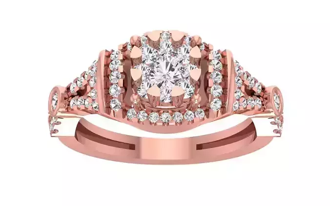 Women Wedding Engagement Bridal Ring