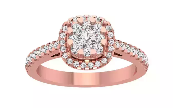 Women Wedding Engagement Bridal Ring