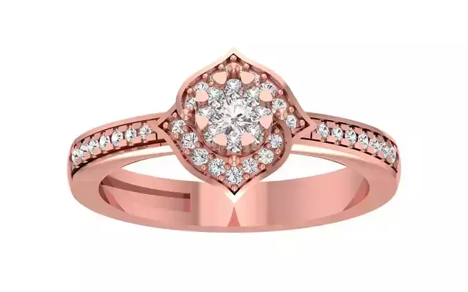 Women Wedding Engagement Bridal Ring
