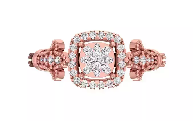 Women Wedding Engagement Bridal Ring