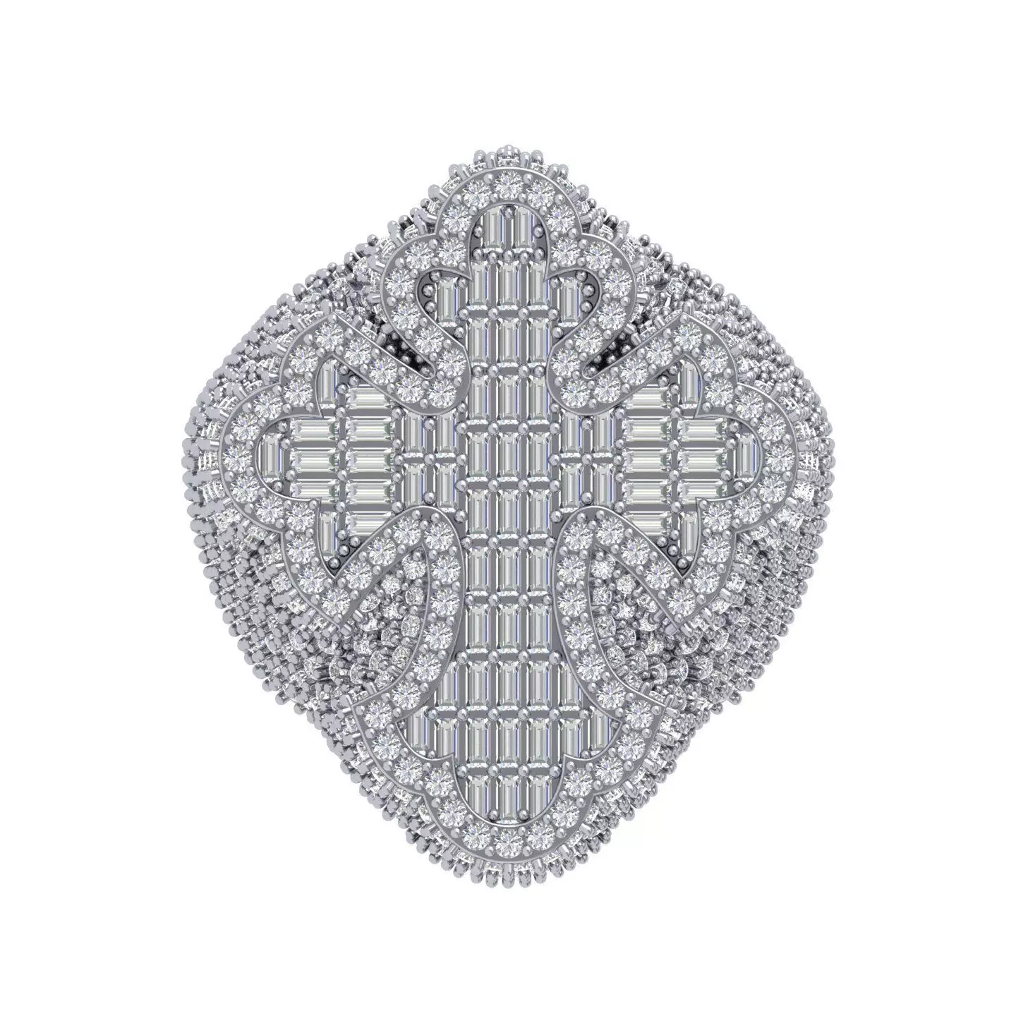 Cross Ring 3D print model_0