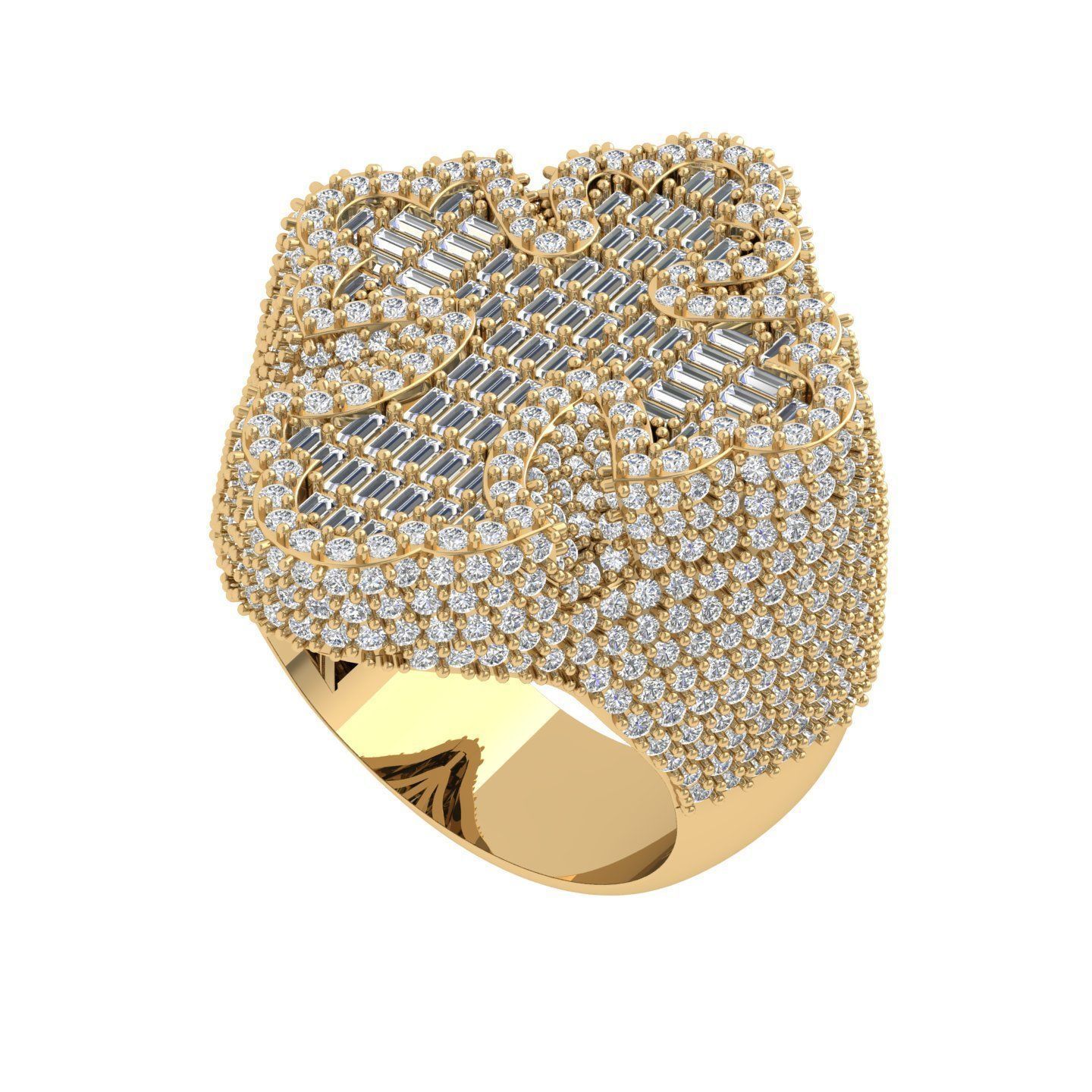 Cross Ring 3D print model_3