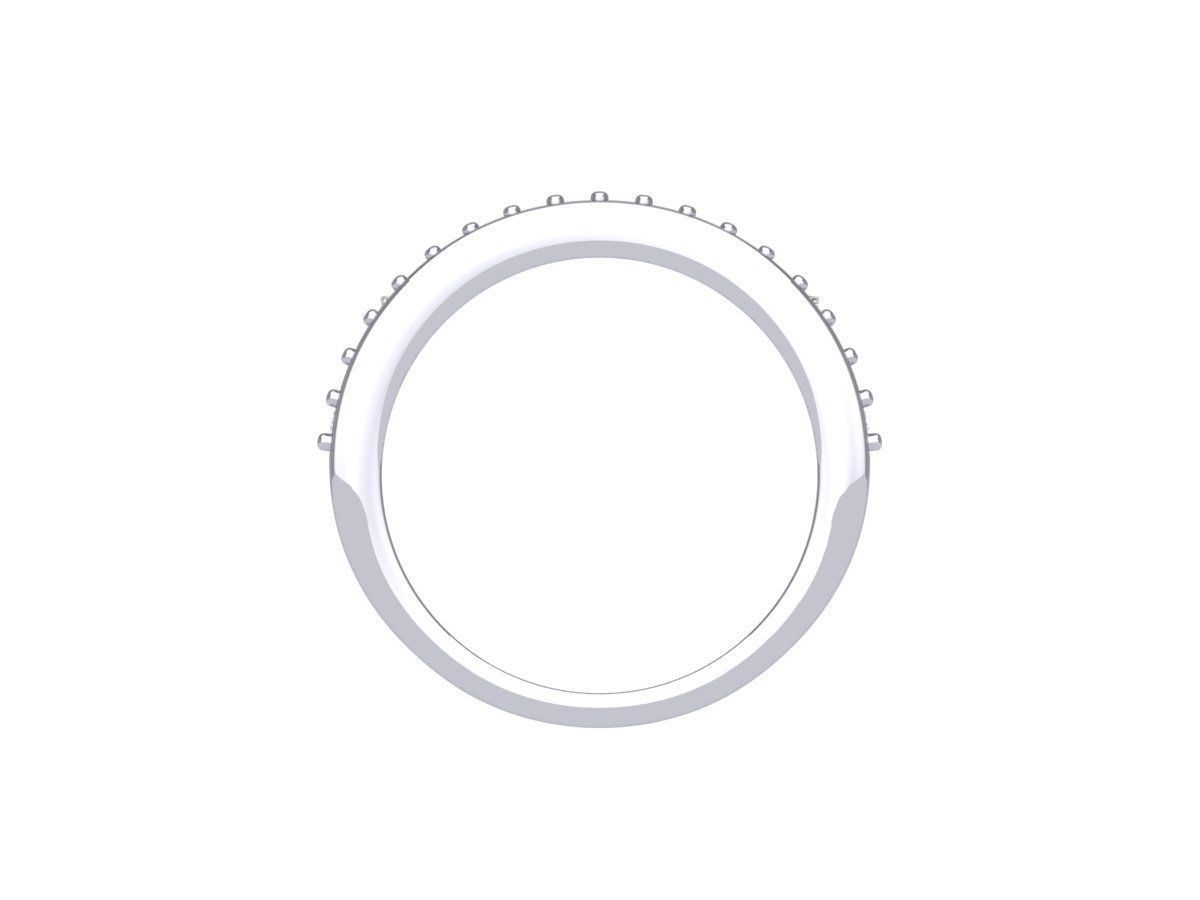 Crown Wedding Ring 3D print model_8