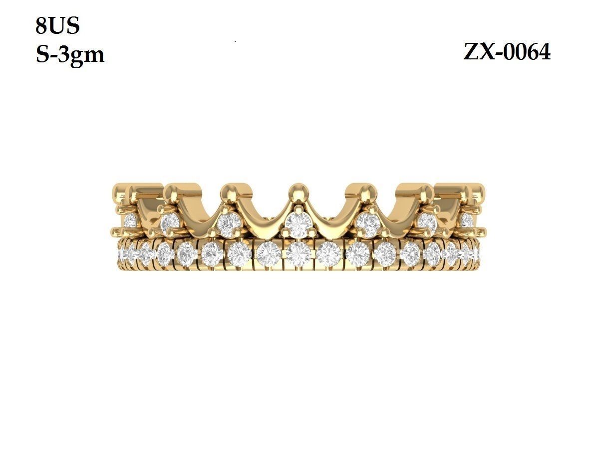 Wedding Band 3D print model_9