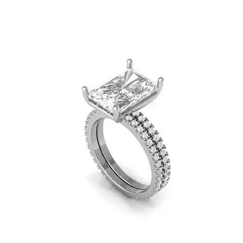 Emerald Solitaire Ring