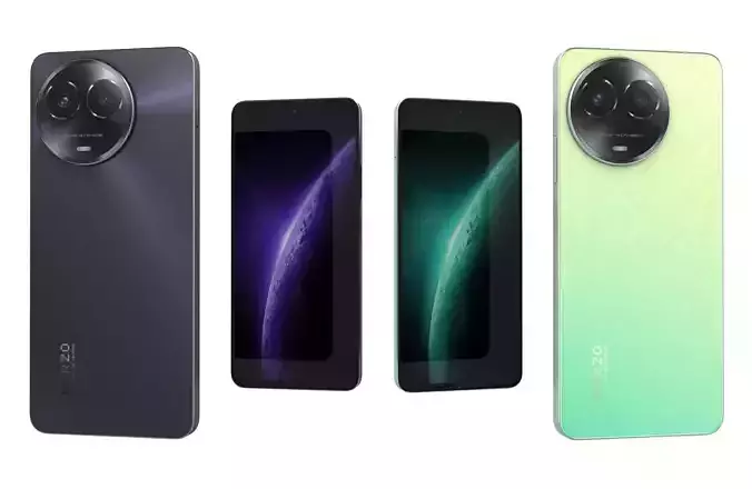 Realme Narzo 60X 5G Black And White