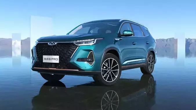 Chery Tiggo 8 PRO AWD 2023 with interior 