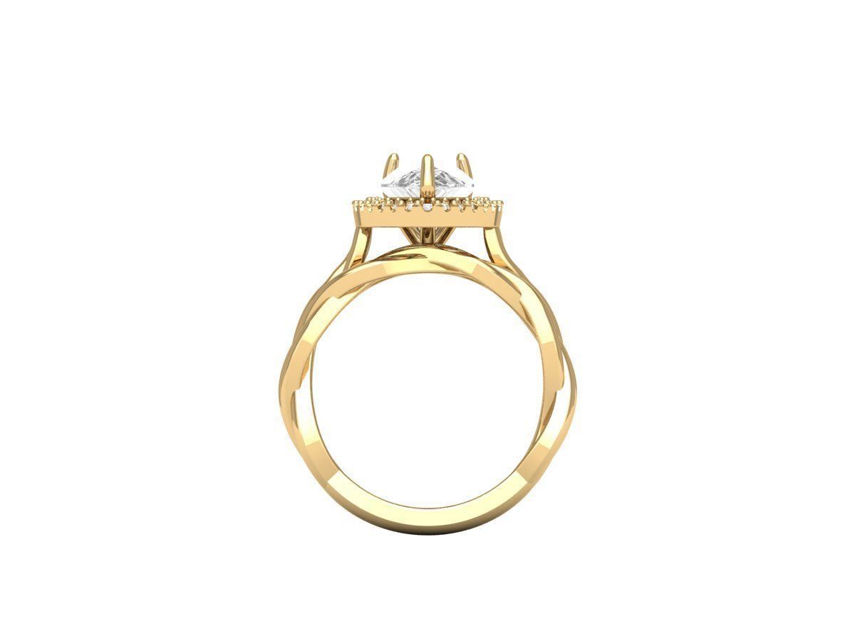  Pear Infinity  Ring 3D print model_8