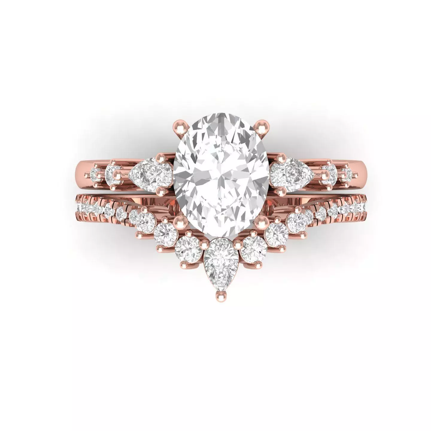 Oval Solitaire Ring 3D print model