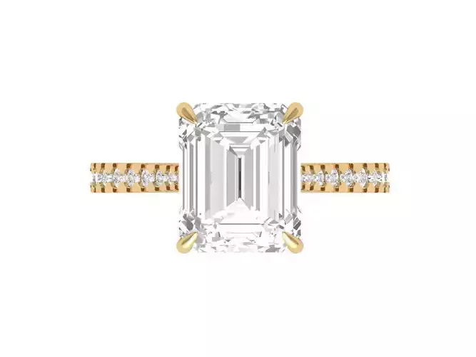 Emerald Radiant Ring