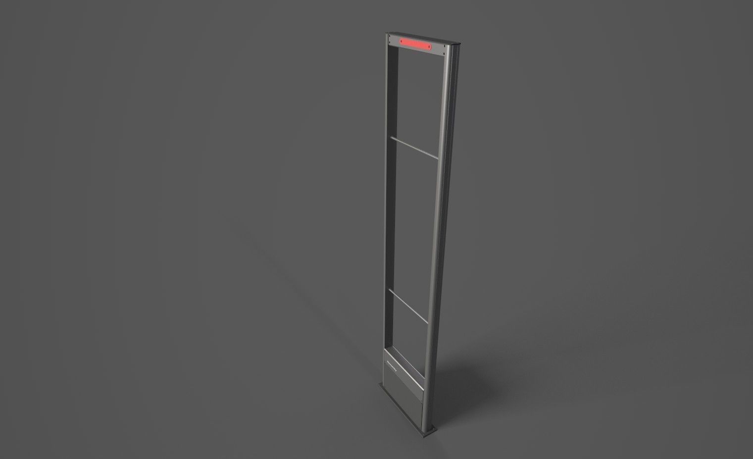 Store Security Gates Low-poly 3D model_2